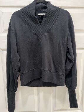 Agolde Klara Extended V-Neck Sweatshirt Size XS